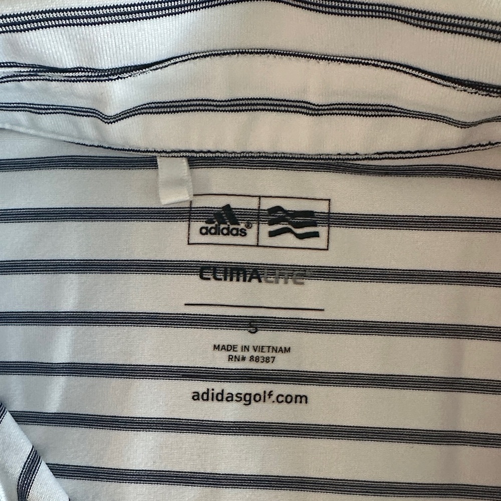 Adidas Sleeveless Striped Polo Golf Tank - Picture 2 of 10